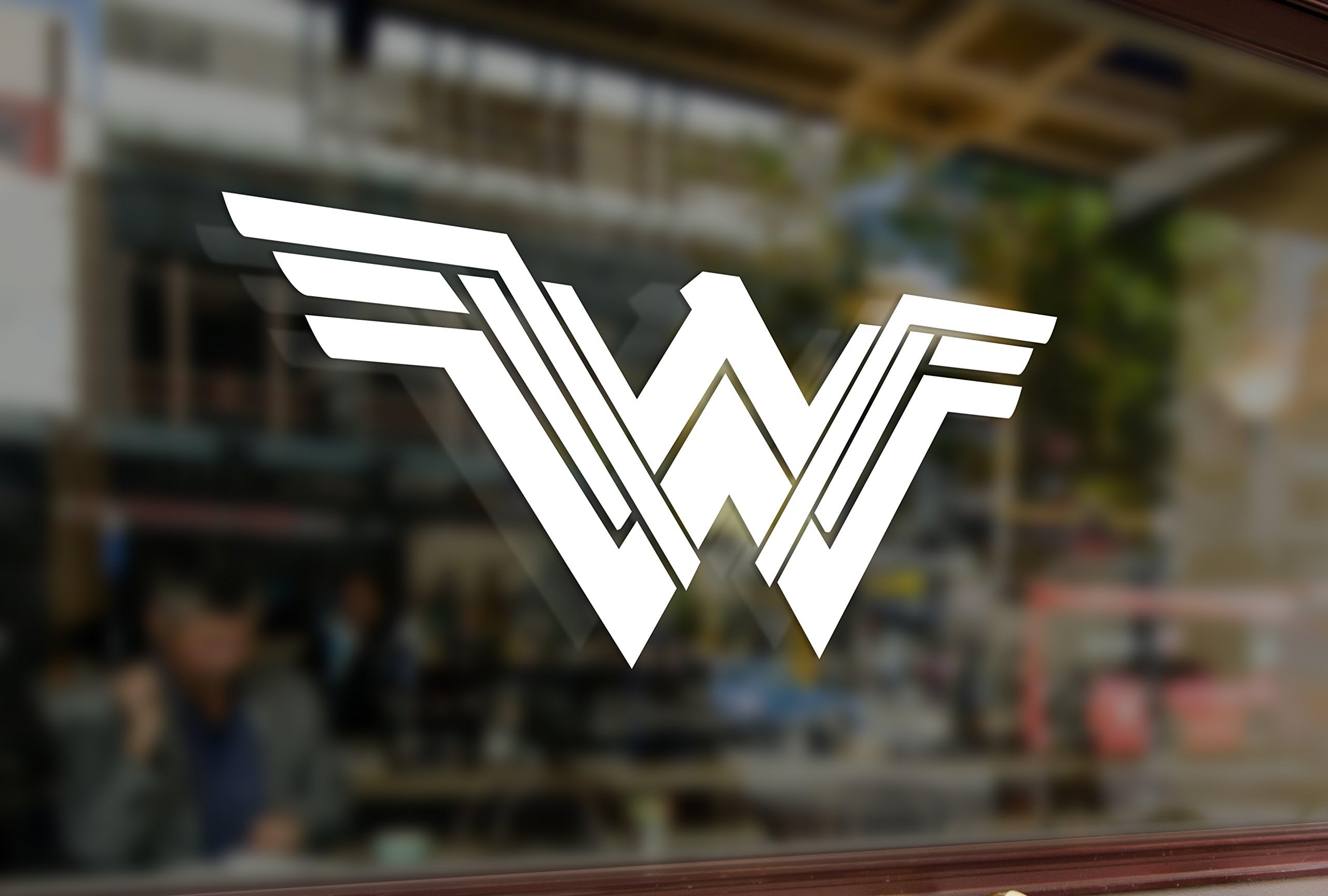 25 Centimeters Wonder Woman Logo DC 2017 Vinyl Stickers Funny Decals Bumper Car Auto Computer Laptop Wall Window Glass Skateboard Snowboard