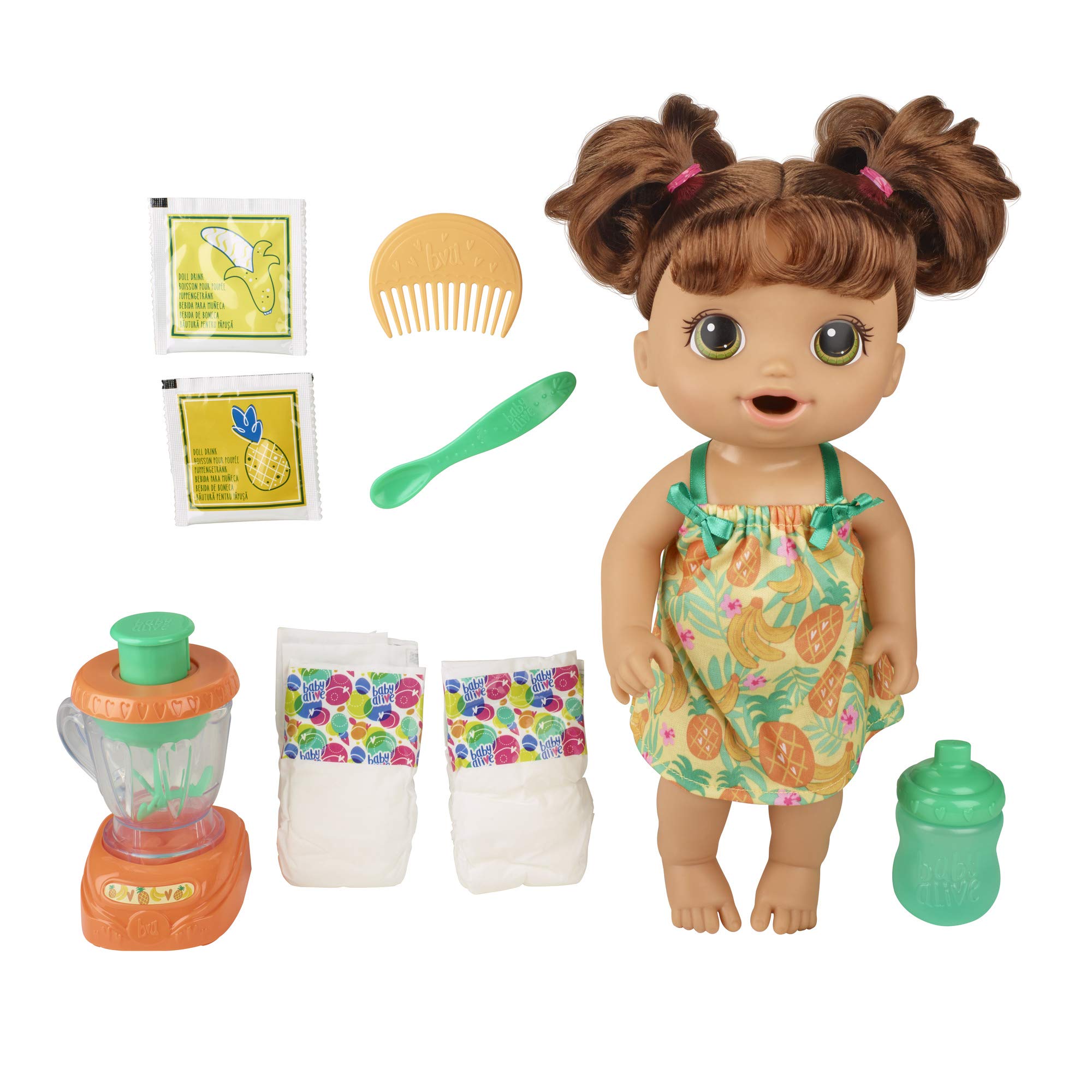 Baby Alive Magical Mixer Baby Doll Tropical Treat with Blender