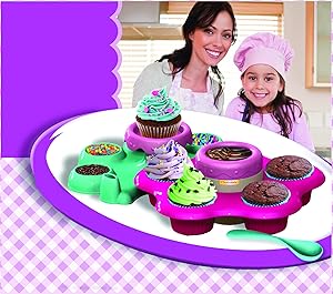 AMAV Cupcake Maker Toy Activity Set Using Microwave Baking - DIY Make Your Own Delicious Treat - Edible Sweet Art