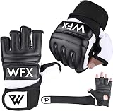 WFX Boxing Gloves MMA Training Body Combat Leather Neoprene Wrist M