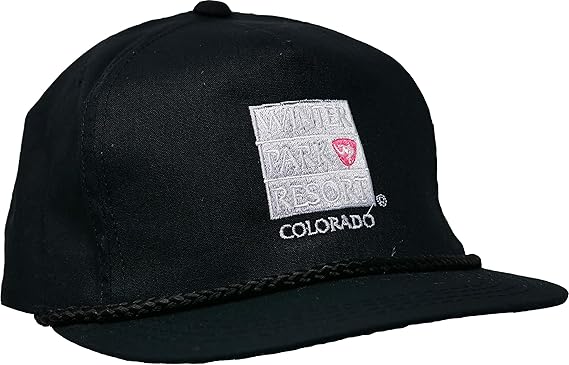Amazon Com Winter Park Resort Classic Snapback W Cord Black