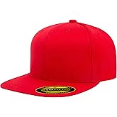 Yupoong mens 6210 Hat, Red, Small-Medium US