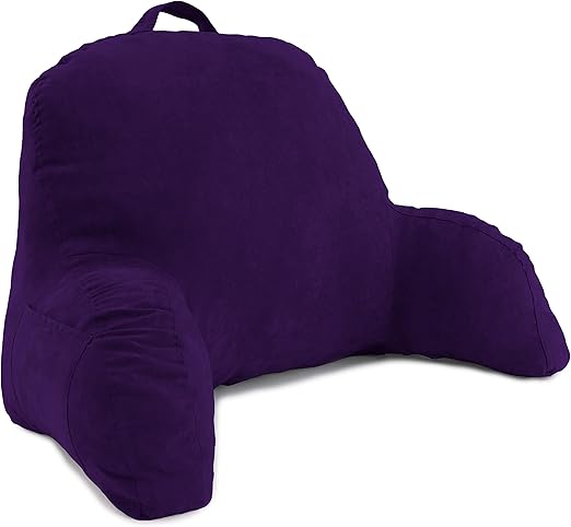 Amazon Com Deluxe Comfort Microsuede Bed Rest Backrest Pillow