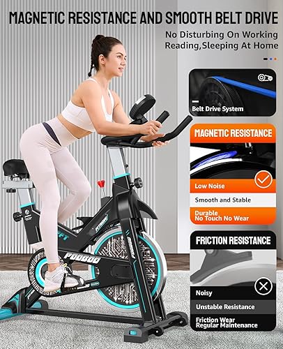 Stationary Bike Belt Drive Spin Bike Maintenance Pooboo Exercise