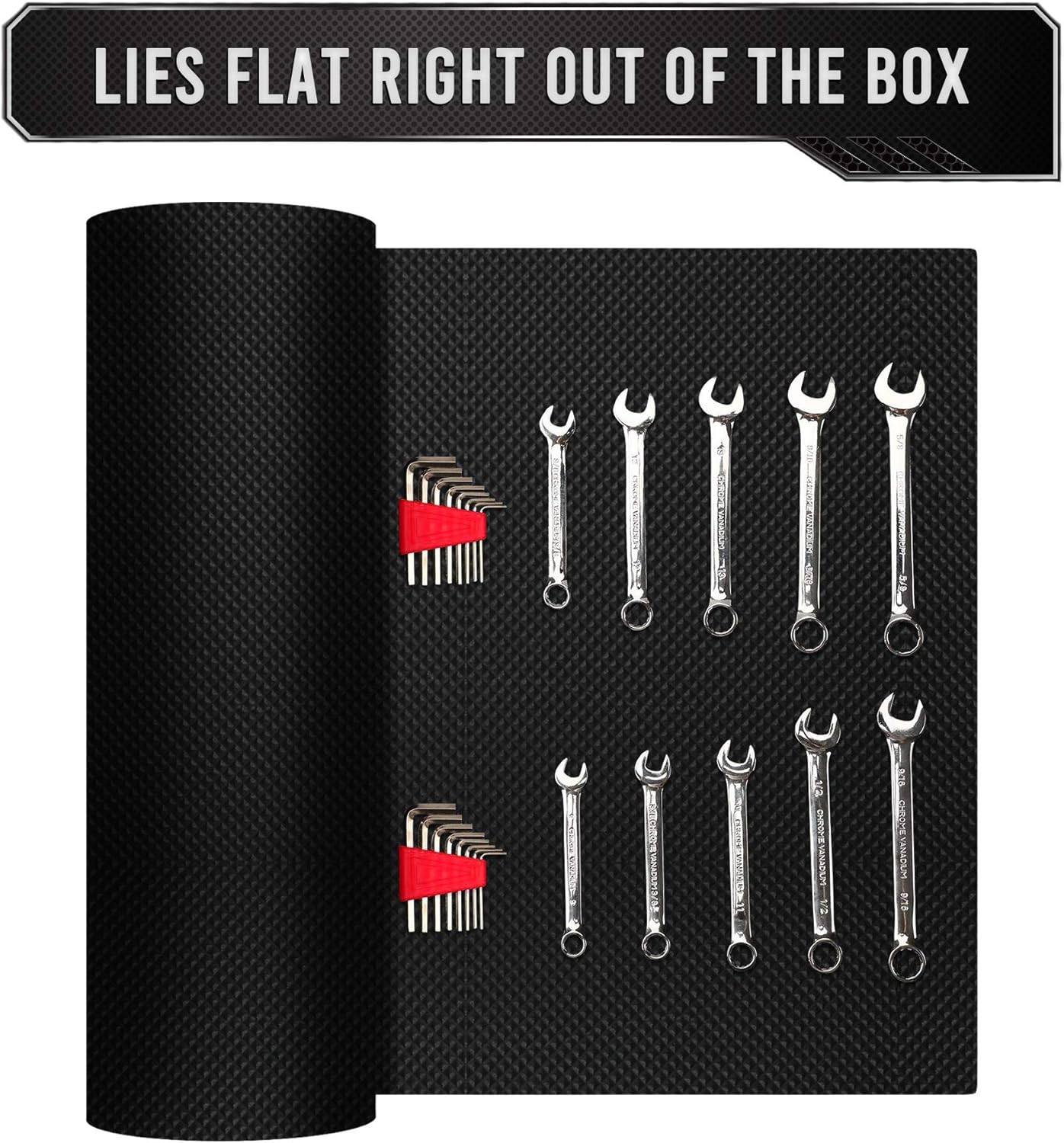 Precision Defined Professional Grade Tool Box Liner, 16" x 16 ft, Black | Non-Slip Thick Cabinet Shelf Liner: Home Improvement
