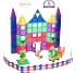 Playmags Train 20 Pièces – Aimants Ultra-Forts, Couleurs Vives – Blocs Magnétiques Train Durable
