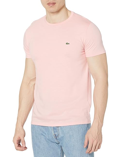 Lacoste Men's Crew Neck Short Sleeve Regular Fit Classic T-Shirt, Waterlily, XX-Large