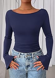 PRETTYGARDEN Women's Long Sleeve Shirts 2025 Fall