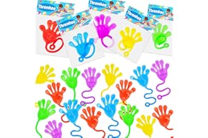 40 Pcs Sticky Hands Toys, Party Favor Supplies, Goodie Bag Treat Toys, Pinata Stuffers Kid Return Gift Slime Stretchy Goody B