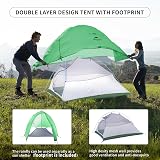 Naturehike Cloud-Up 2 Ultralight Tent 2 Person 210T Green Upgrade view 3