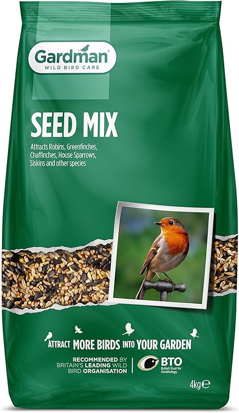 Gardman Mix Bird Seed Natural 4 Kg Amazon Co Uk Garden Outdoors