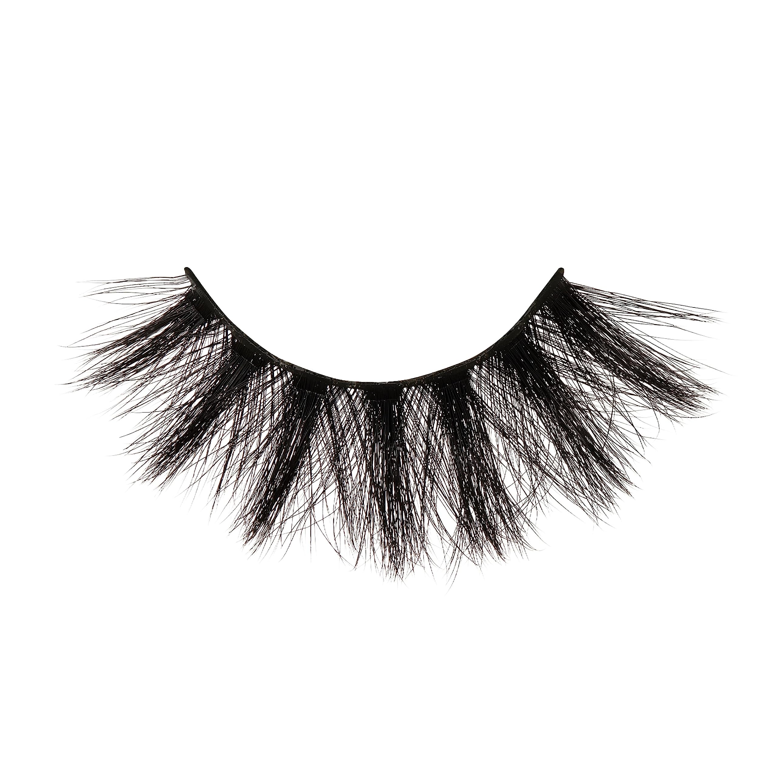 KISS Matte Black, False Eyelashes, 'Matte Velvet', 16mm, Includes 1 Pair Of Lash, Easy to Apply, Reusable Lash Clusters