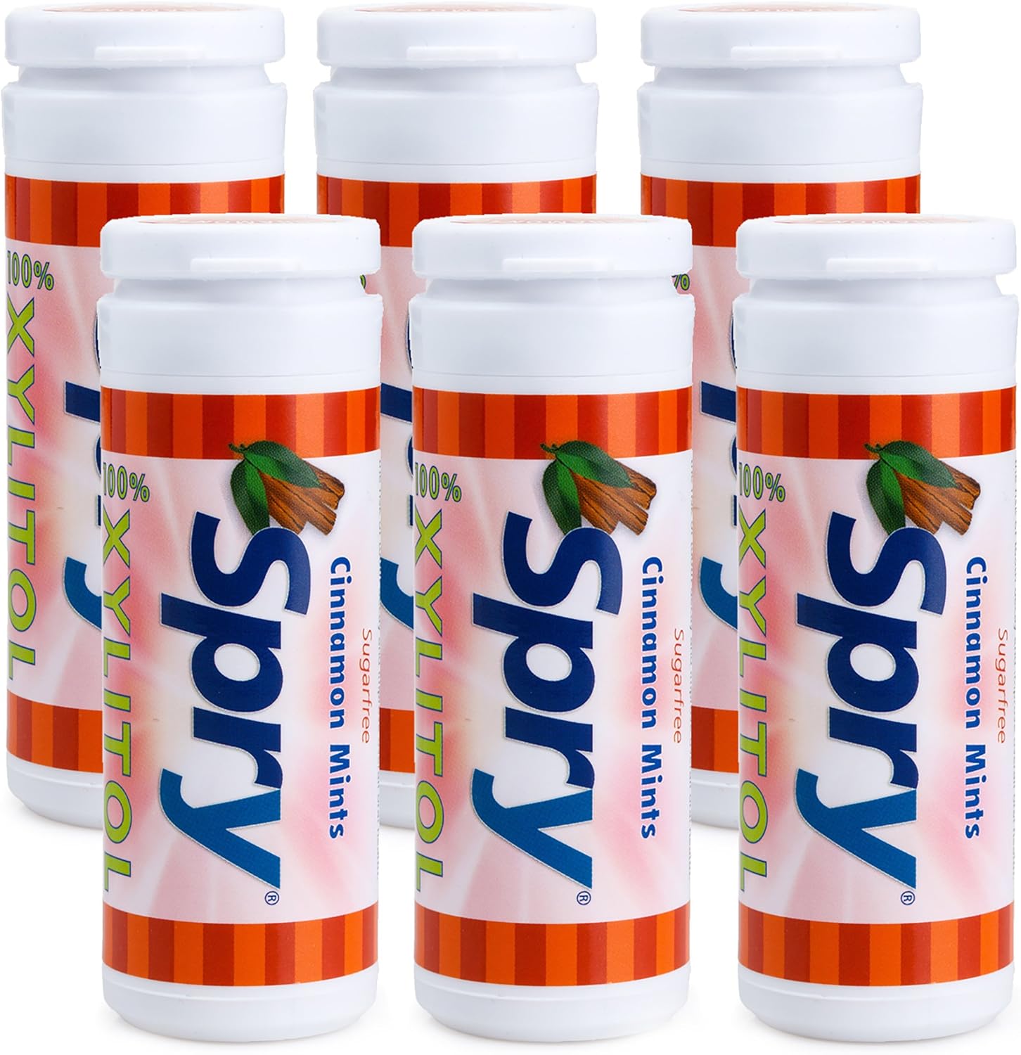 Spry Xylitol Mints, Natural Cinnamon, 45 count (6 Pack) Amazon.ca Beauty