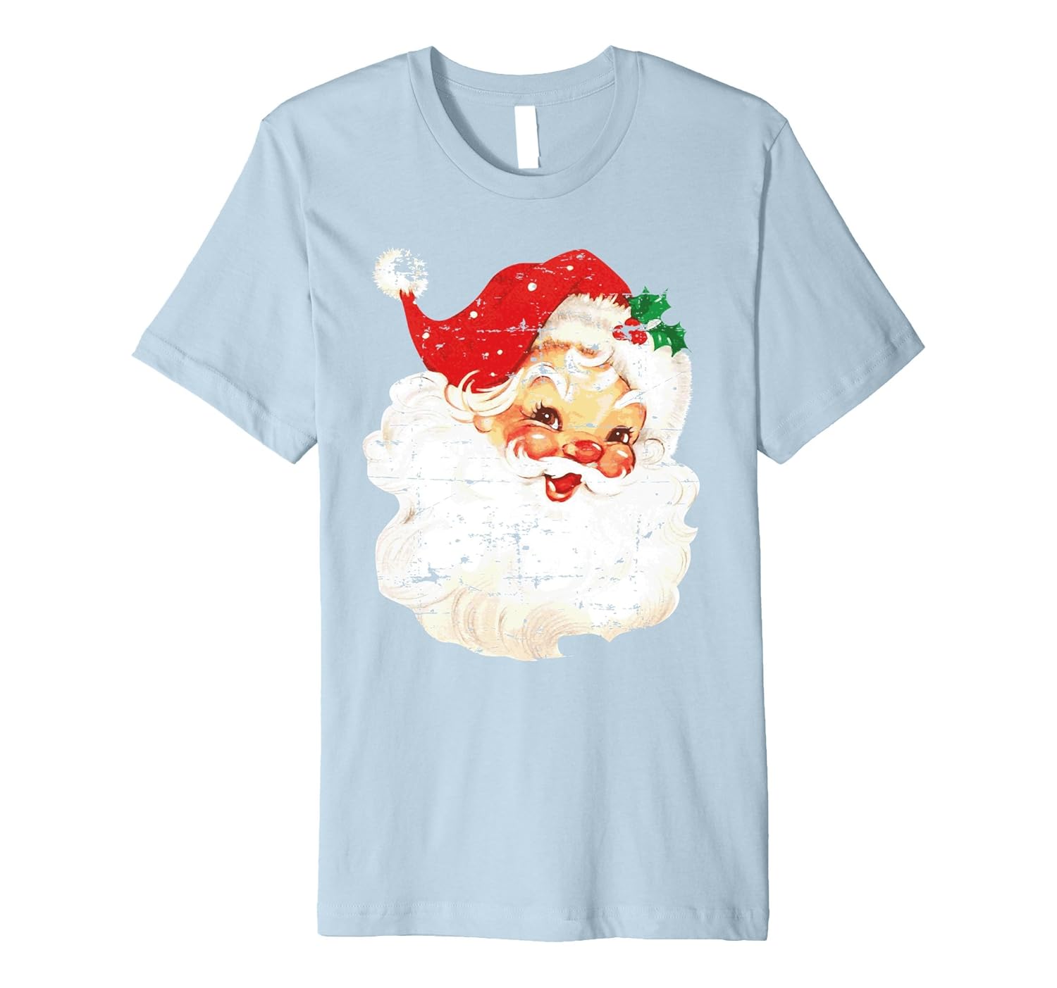 Distressed Vintage Santa Claus Shirt, Jolly Old Saint Nick-ANZ