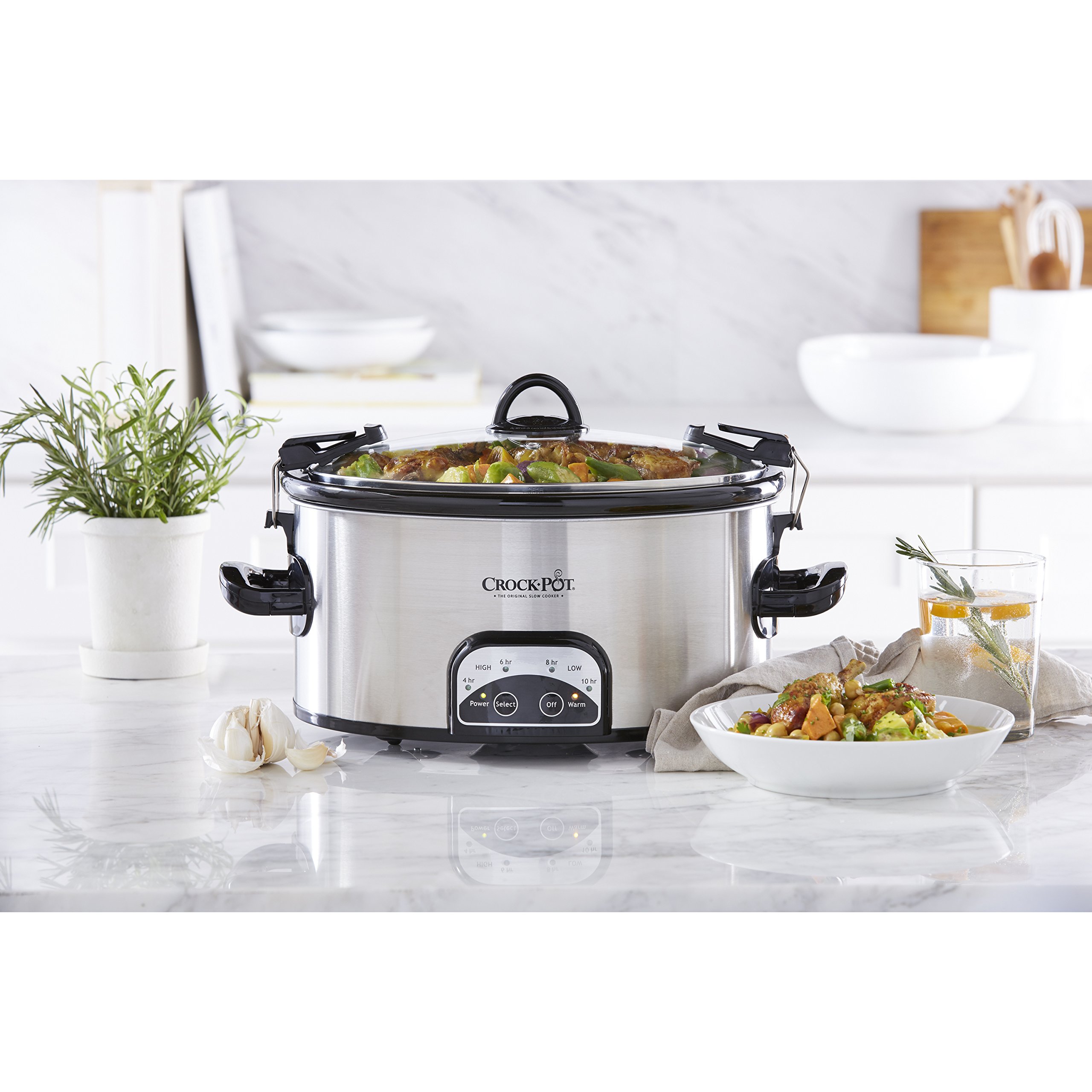CrockPot SCCPVL605S 6Quart Programmable Cook Carry Oval Slow Cooker