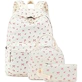 BTOOP School Backpacks for Teen Girls Bookbags Lightweight Kids Backpack School Bags Set with Lunch Box Pencil Case