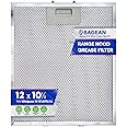 Bagean Range Hood Filter Replacement 12" x 10.5" W10169961A Compatible with Whirlpool Stove Hood Vent Filter - Aluminum Screen for Kitchen Overhead Exhaust Fan Blocks Grease & Filters Oven Air (1-Pk)