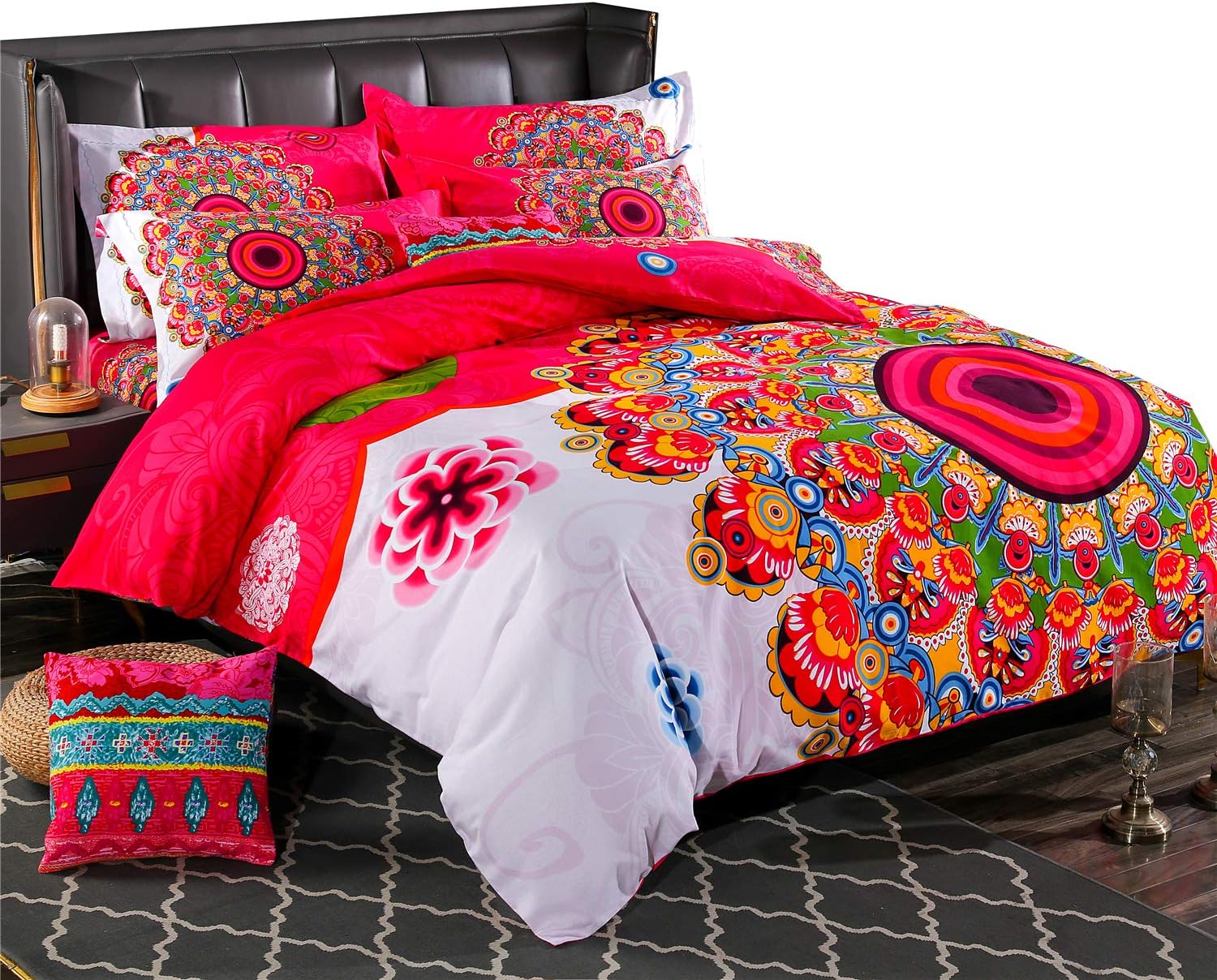 LELVA Bohemia Printing Bedding California King Ethnic