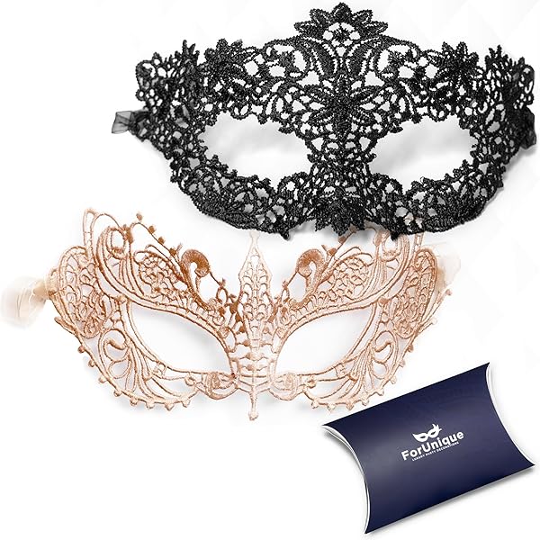 Amazon.com: Sureio 3 Pack Masquerade Mask for Women