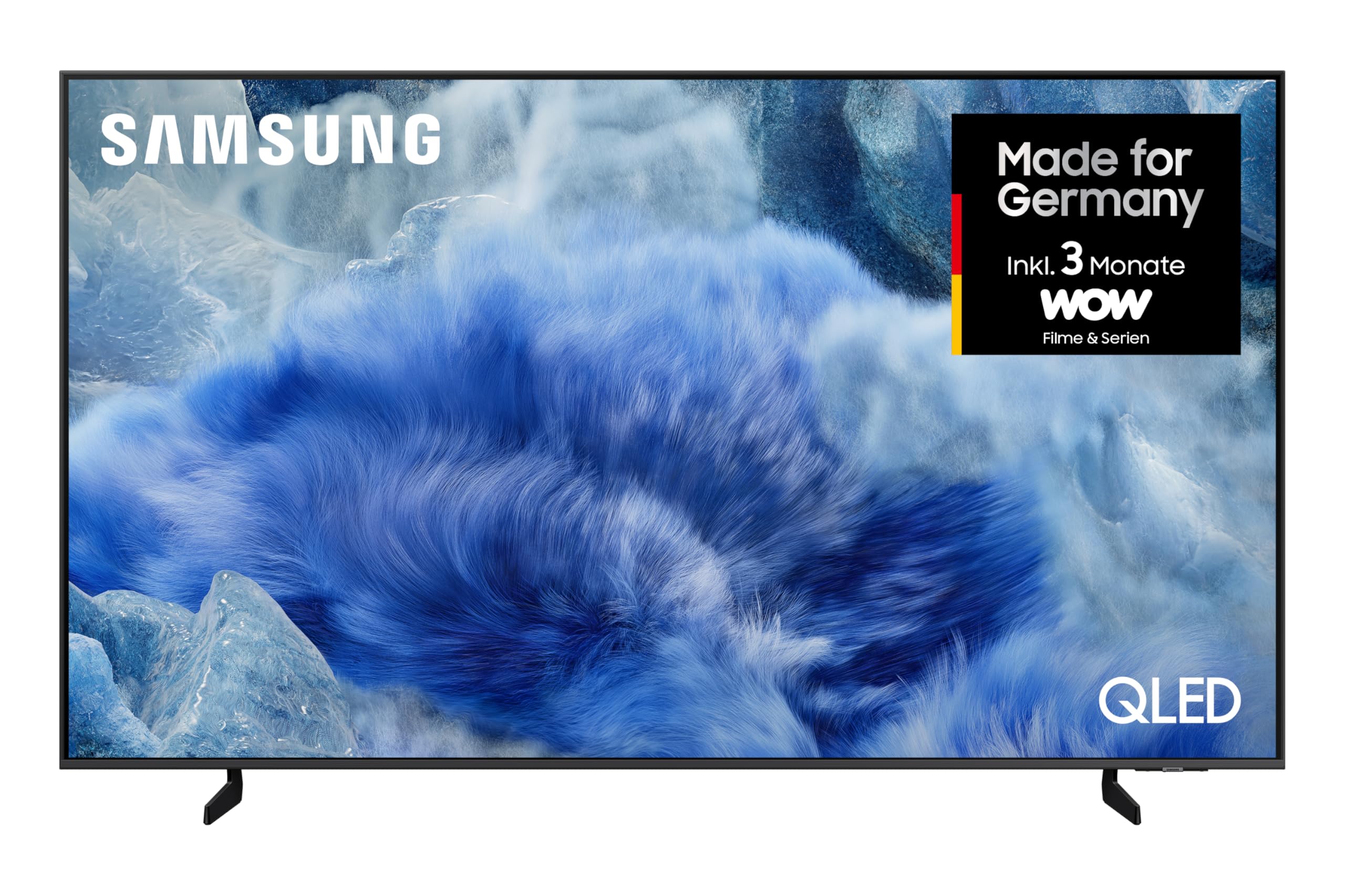 Samsung QLED Q8F 4K 75 Zoll (189 cm) UHD Fernseher, Q4 AI Prozessor, Quantum Dot für Reale Farben, AirSlim Design, 4K Upscaling, Gaming Hub, Kostenlose Inhalte, Samsung Vision AI Smart TV