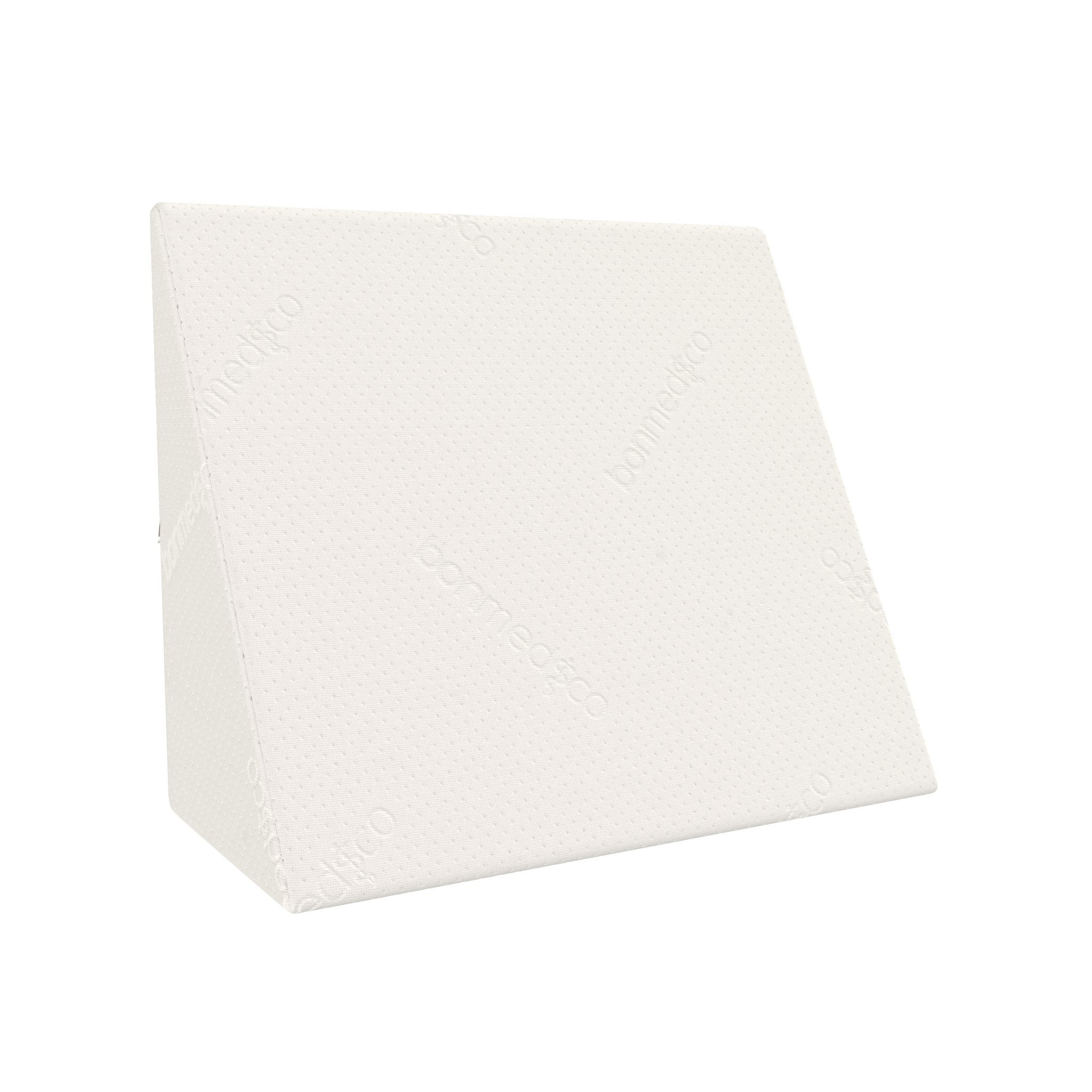 bonmedico Wedge Pillow – Foam Cushion for Bed & Couch – Ideal for Reading, Relaxation & Knee Support – Ergonomic Wedge Shape for Comfortable Sitting & Reclining, Multi-Use Sofa Cushion