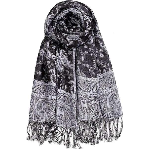 Sciarpa Paisley Da Donna Sciarpa Di Cashmere Scialli Di Pashmina Nappa
