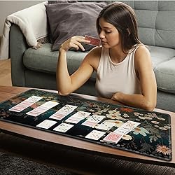 Tabletop Card Playmat with Stitched Edges, 24 x 14
