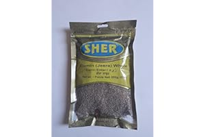 SHER Whole Jeera Cumin Seeds, 200g, Product of India