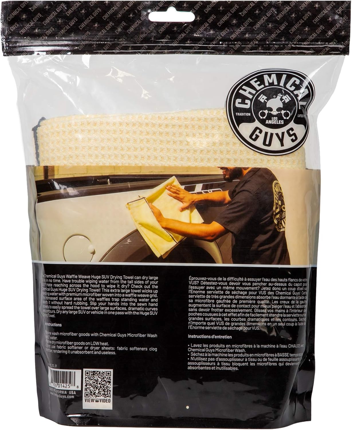 Chemical Guys Waffle Weave SUV Microfiber Drying Towel: Automotive