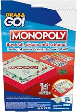 Hasbro Monopoly Connect 4 Travel Board Game 2 Players Portable Grab and Go view 5