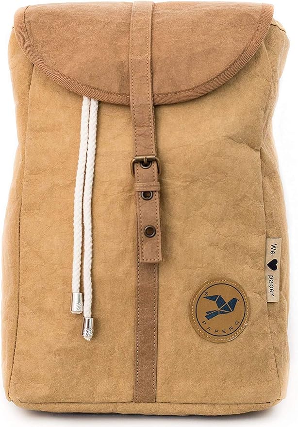 Papero ® Rucksack aus Kraft- Papier | Ultra minimalistisch Herren Damen ...