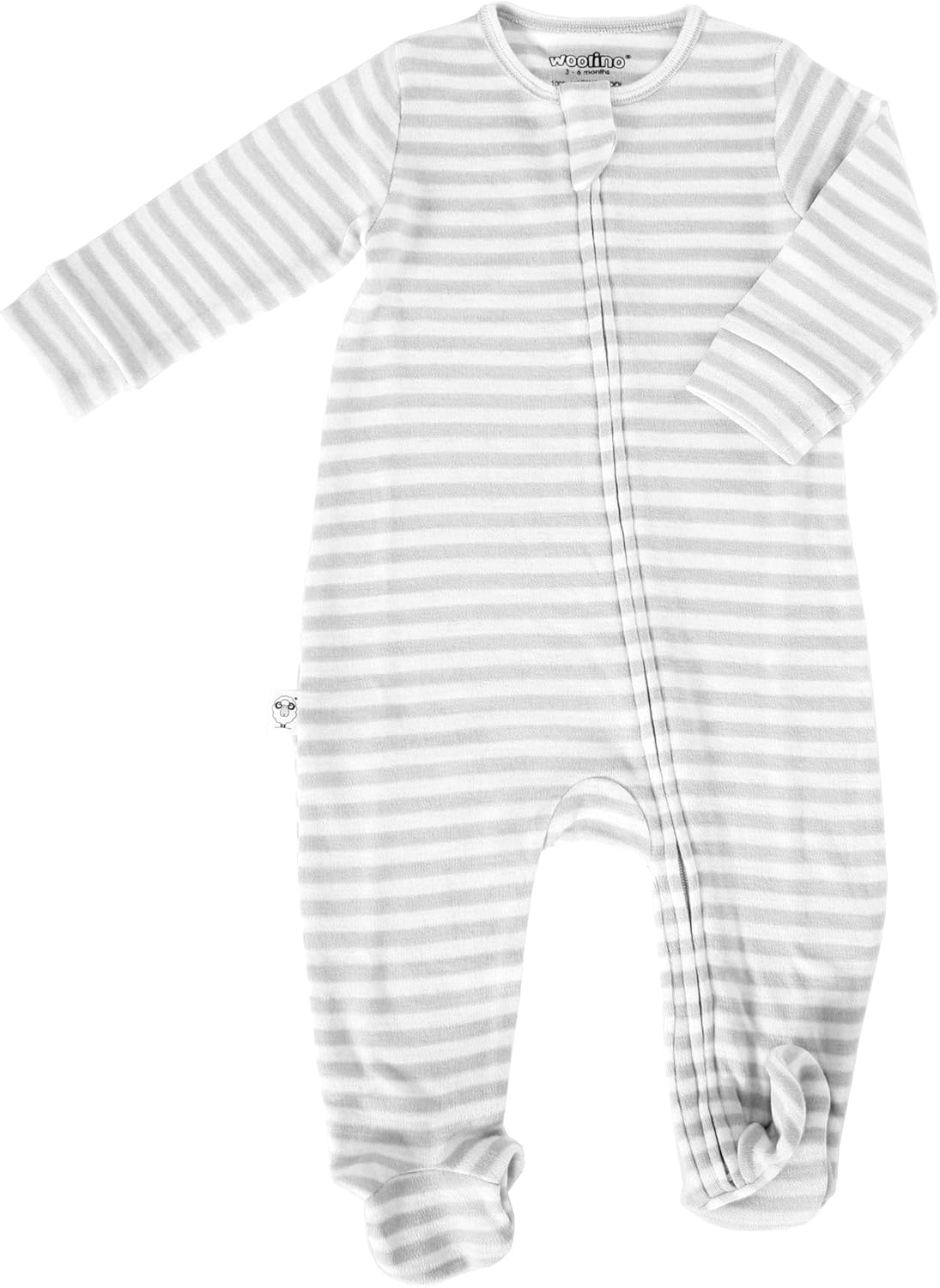 woolino footed pajamas