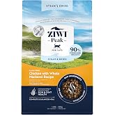 ZIWI Peak Steam &amp; Dried Cat Food, Chicken with Mackerel, 90% Meat, 1.8 lb | Crumbles by hand; grain-free; antibiotic and hormone free; no potatoes or legumes; no rendered meals; meal, topper or treat