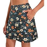 Oyamiki Women's Active Athletic Skort Lightweight Tennis Skirt Perfect for Running Training Sports Golf