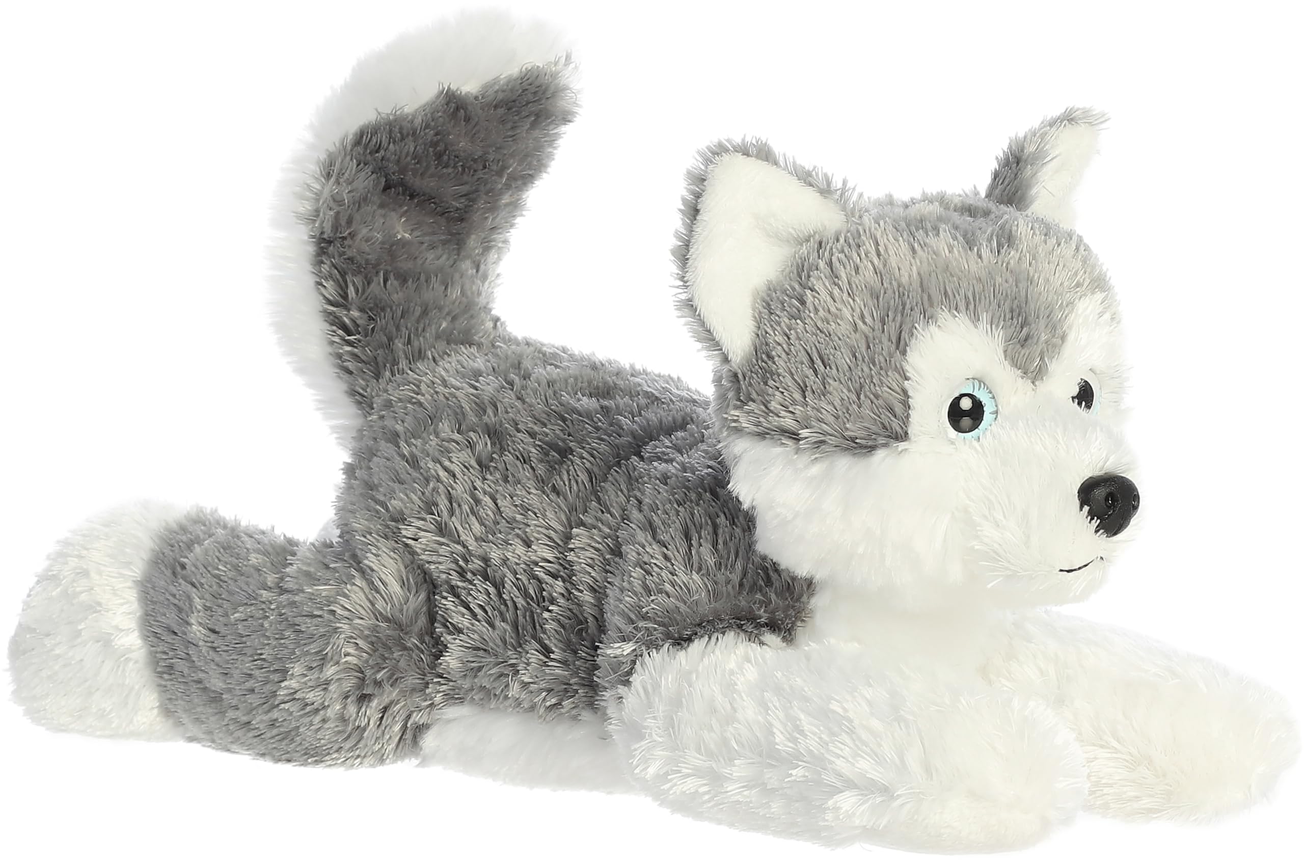 Photo 1 of Aurora® Adorable Flopsie™ Shadow™ Stuffed Animal - Playful Ease - Timeless Companions - Gray 12 Inches