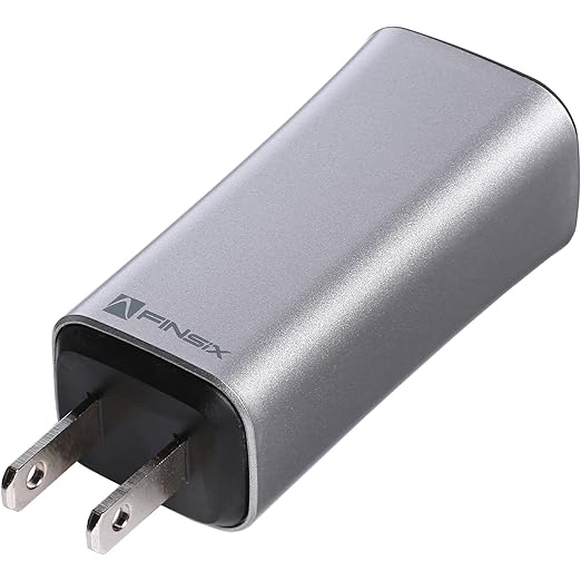 FinSix DA65USSL2 World's Smallest Laptop Charger, Silver Amazon.ca
