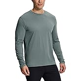 Pioneer Camp Mens Bamboo Viscose T Shirt Ultra Soft Plain Tshirts for Men Cooling Crew Neck Casual Basic Tee Shirt Undershirt