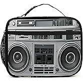 Droerfes Audio Insulated Lunch Box Reusable Lunch Bag Women Men Cooler Tote Bag For Kids Boys Girls Work Picnic School Office