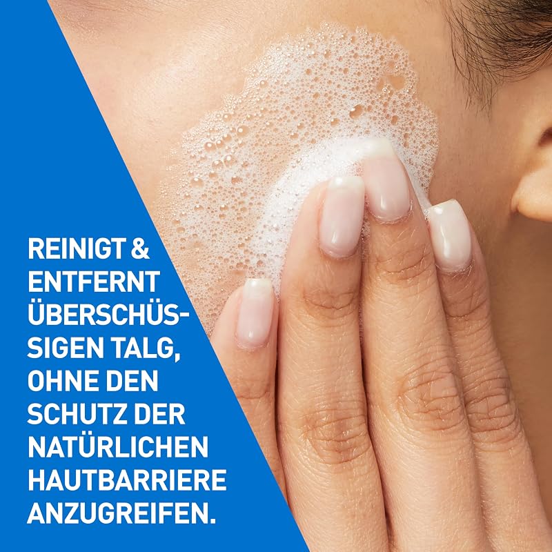 Schäumendes Reinigungsgel Refill für Gesicht und Körper, Normale bis fettige Haut, Mit Hyaluron und 3 essenziellen Ceramiden