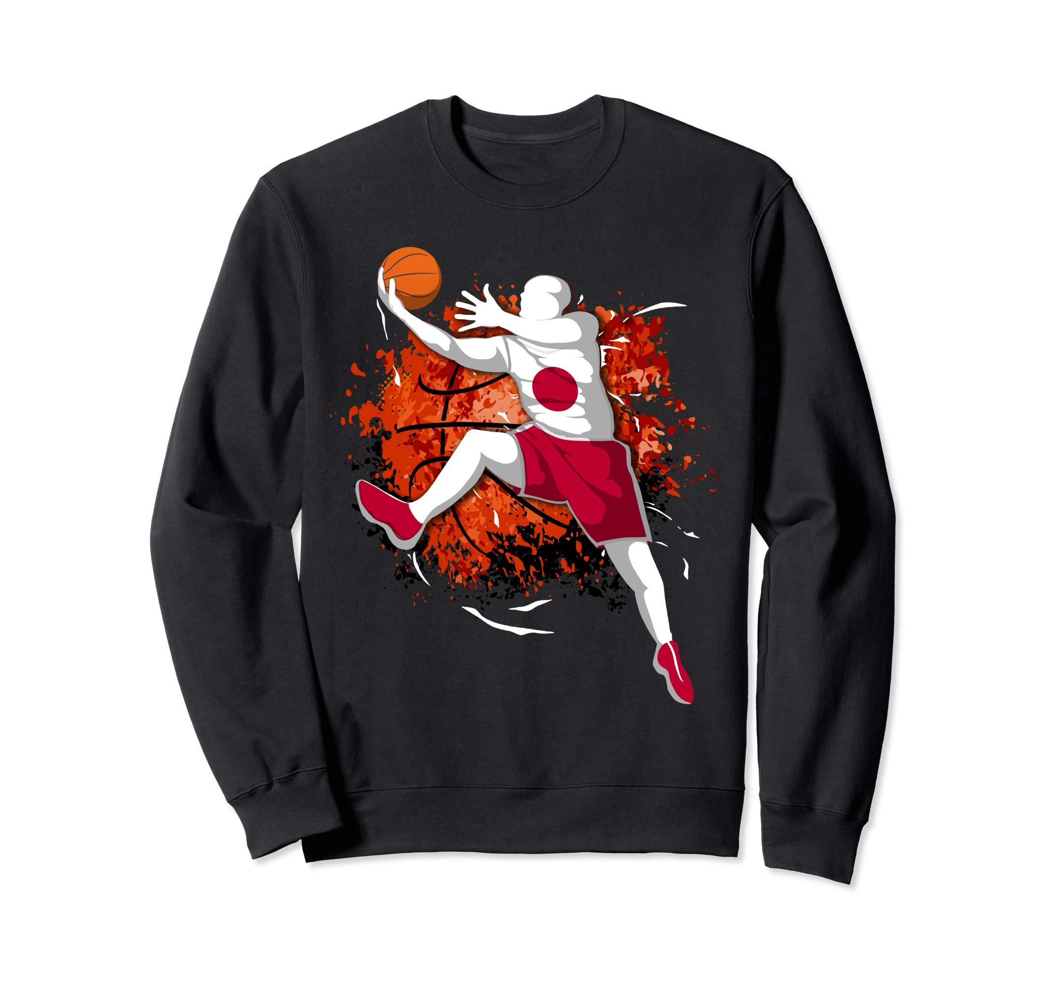 Proud Japan Basketball Lovers Japanese National Flag Pride Sweatshirt
