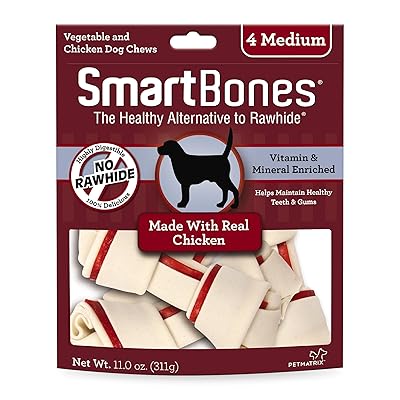 SmartBones SBC-00206 Medium Chicken Chews,4-count