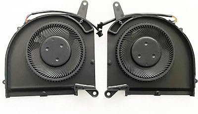 Fleshy Leaf CPU GPU Cooling Fan for Gigabyte Aorus 15P 17G AERO 15 OLED 17 XA