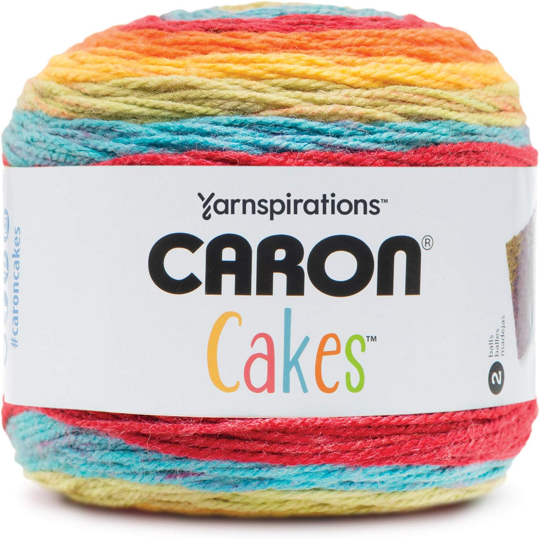 Caron CARON CAKES -200G- RAINBOW SPRINKLES