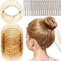 Tiny Mesh Hair Net-Bouffant/Large Size, Black,1 Net Per Pack - Foto 4