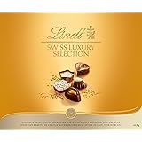 Lindt Swiss Luxury Selection Assorted Chocolates, Chocolate Gift Box, 14.6 oz Gift Box