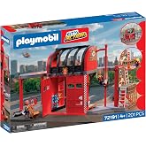 Playmobil | City Action | Large Fire Station | Multi‑Storey Emergency Station with Command Centre, Fire Pole, Training Area &amp; Plenty of Accessories | for Children Aged 4+ | 72191