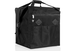 Xtreme Sight Line ~ G CUBƎ 50 Faraday Bag for Small to Medium Generators and Electronics ~ Protects Against EMP/CME/EMF/RF ~ Diamond Form Farday Interior ~ 1680D Ballistic Nylon Exterior ~ Black