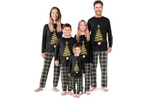Rnxrbb 2025 Christmas Pajamas Family Matching Sets Christmas Pjs Xmas Sleepwear for Women Men Couples Adult Kids