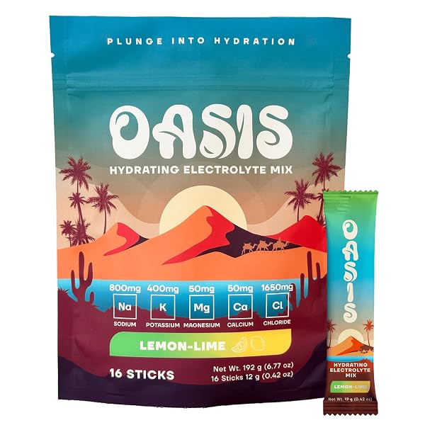 OASIS ELECTROLYTE POWDER – SUGAR FREE, ZERO CALORIE,...