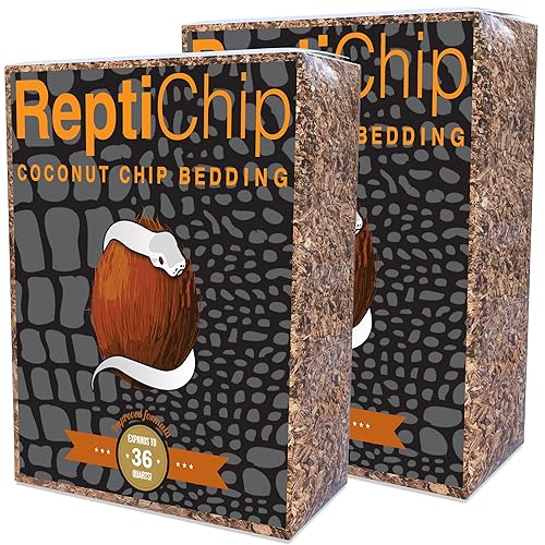 ReptiChip Reptile Bedding Loose Coconut Chip 36 Quart Pack Coco